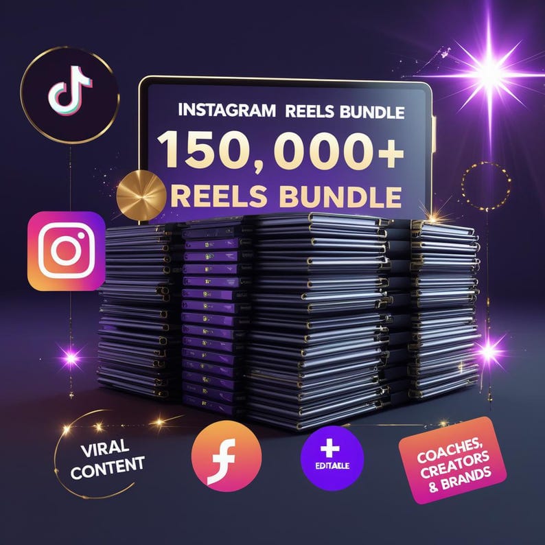 +150,000 Viral Reels β Editable, Downloadable, and Ready to Publish! π¬β¨