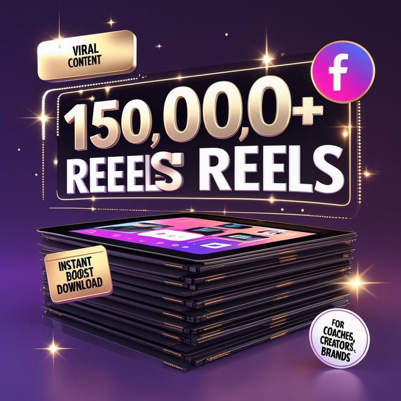 +150,000 Viral Reels β Editable, Downloadable, and Ready to Publish! π¬β¨
