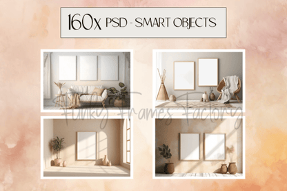 Wall Mockup Bundle – Showcase Your Art in Style!