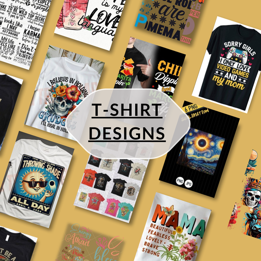 Professional T-Shirt Designs Bundle