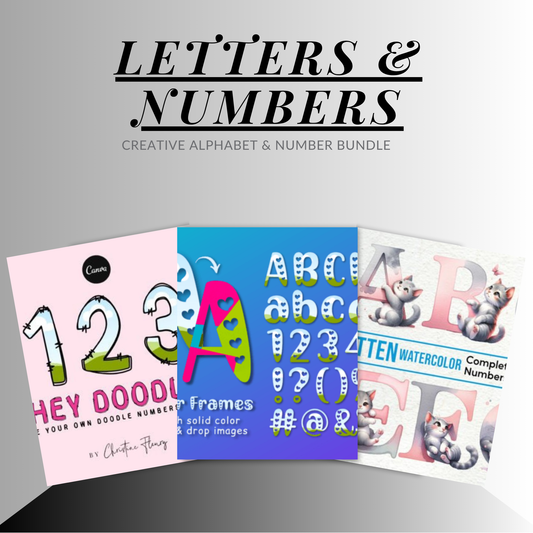 Letters &amp; Numbers - Creative Alphabet &amp; Number Bundle ✨