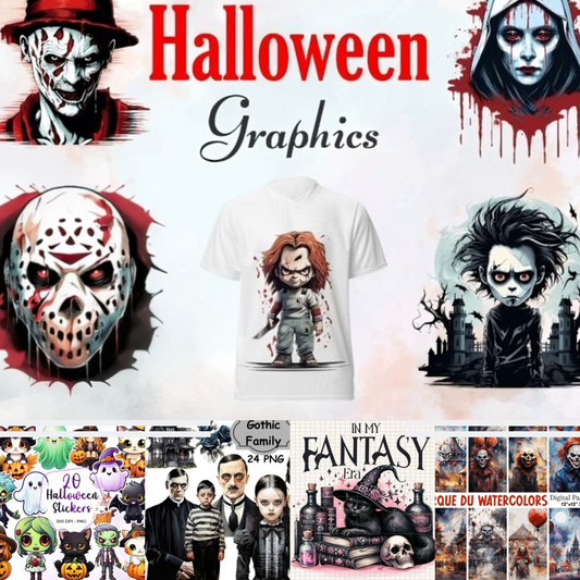 Ultimate Halloween Design Bundle – Over 1000 Spooky &amp; Creative Templates! 👻